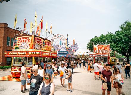 Festival food at Main Street Fest