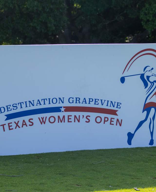 Destination Grapevine Texas Women's Open Sign