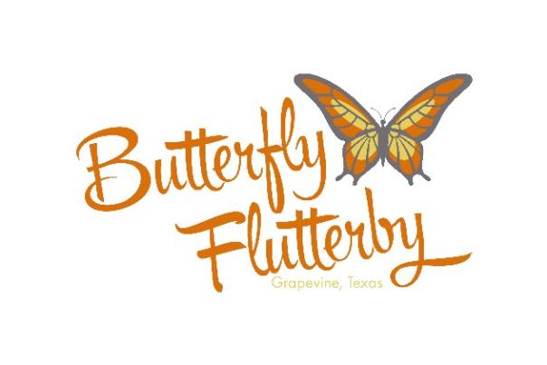 Butterfly Flutterby Logo