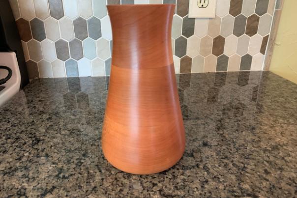 Tucker’s Texas Turnings Blog Post - Cherry Vase