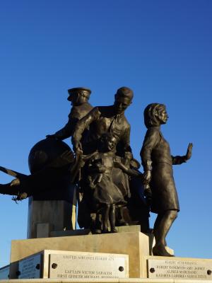 Statues of the 9/11 memorial