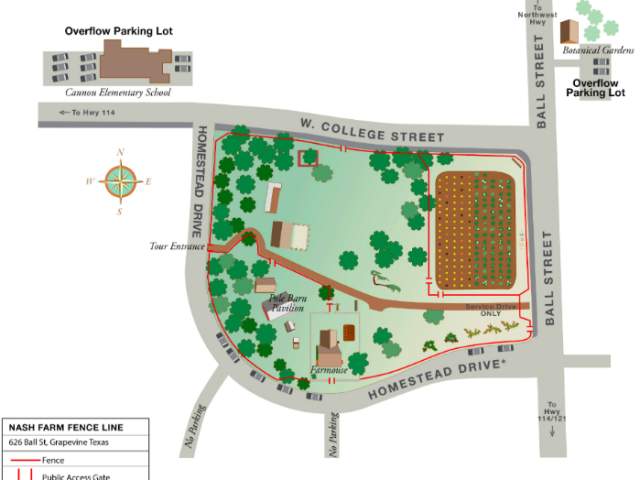 Parking Map Nash Farm