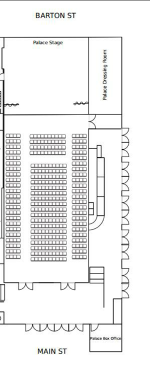 Palace Theatre Floor Diagram